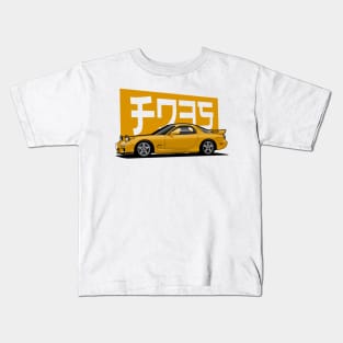 Yellow FD3S Kids T-Shirt